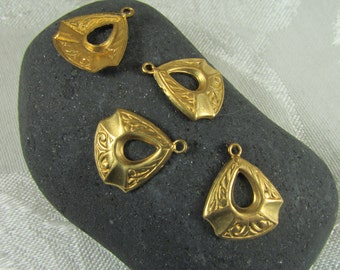 Pretty little Vintage brass dangle/ drops