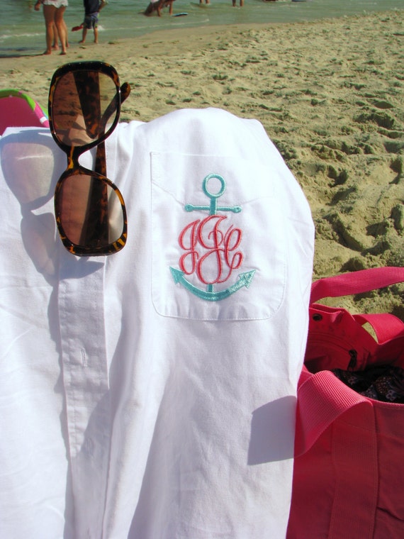 Swimsuit Cover Up Monogrammed beach cover up