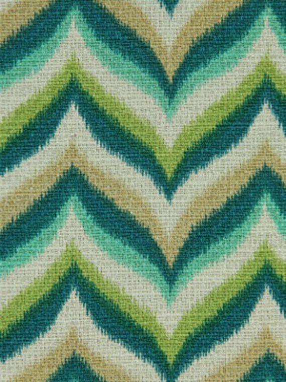 Teal Chevron Fabric by the Yard Modern by PopDecorFabrics on Etsy