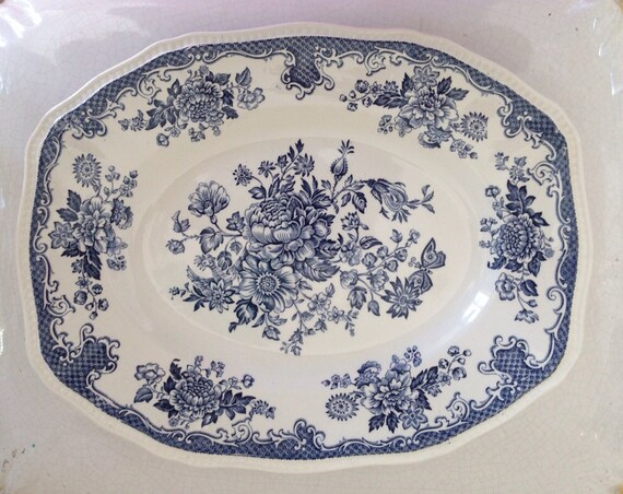 Kensington Staffordshire Ironstone 1801 Balmoral Blue