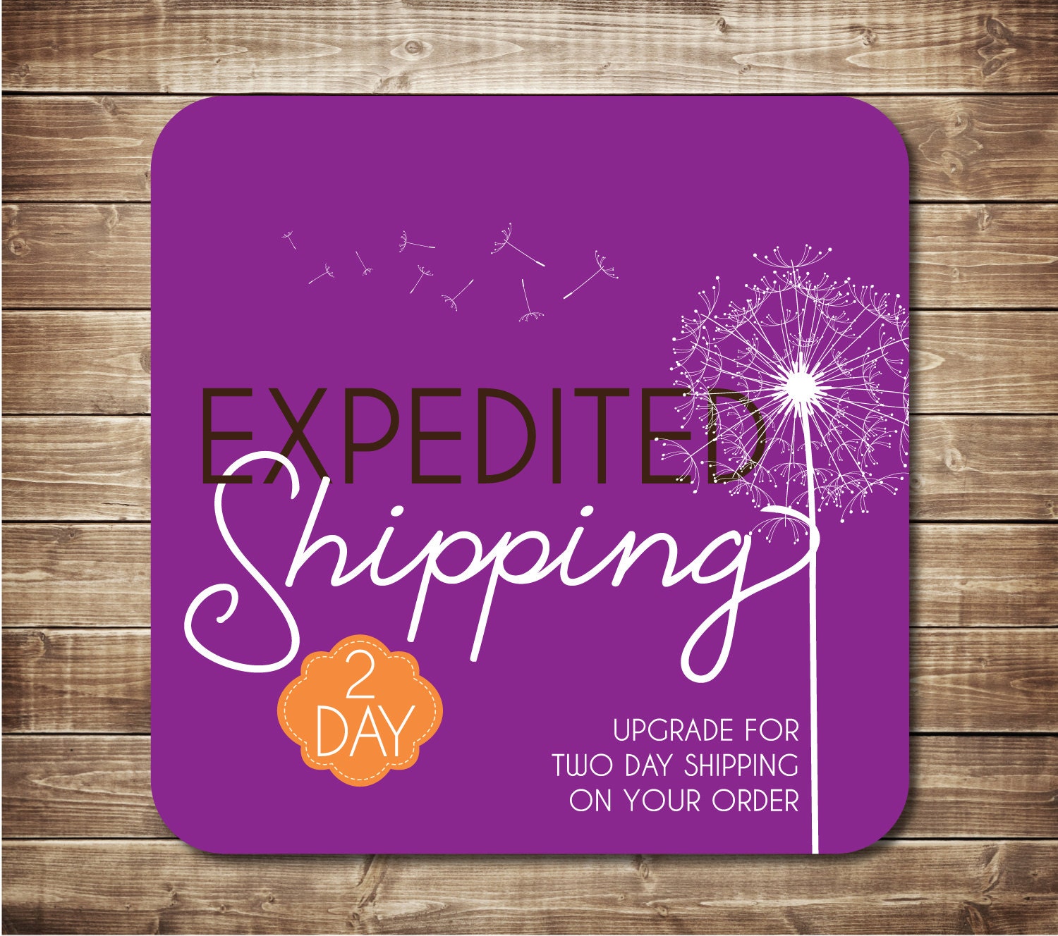 2 DAY SHIPPING UPGRADE for All Print Order by GraphicalleyYours