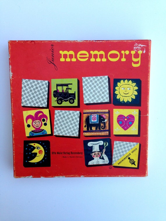 Vintage Junior Memory Card Game Ravensburger / Rare by Uber2Cute