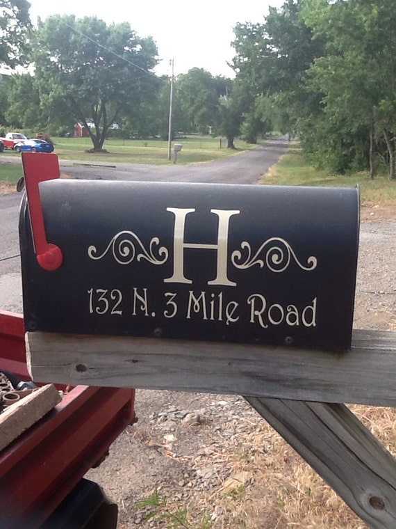 Items similar to Mailbox Address Personalized on Etsy