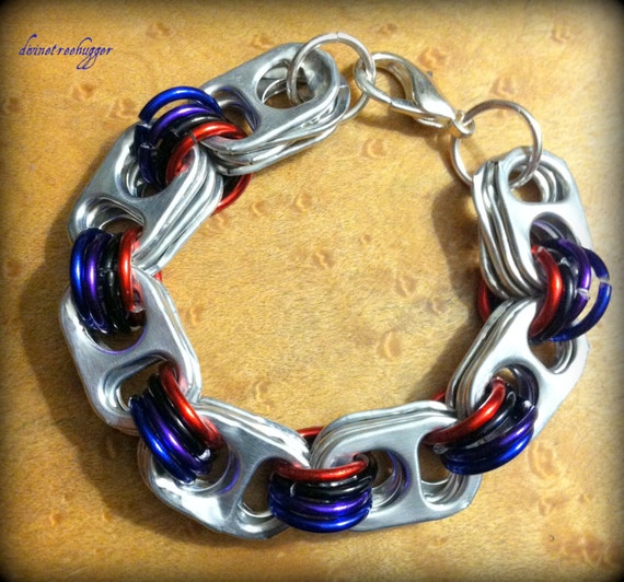 Upcycled Chic Pop Top Pull Tab Bracelet Jewel by
