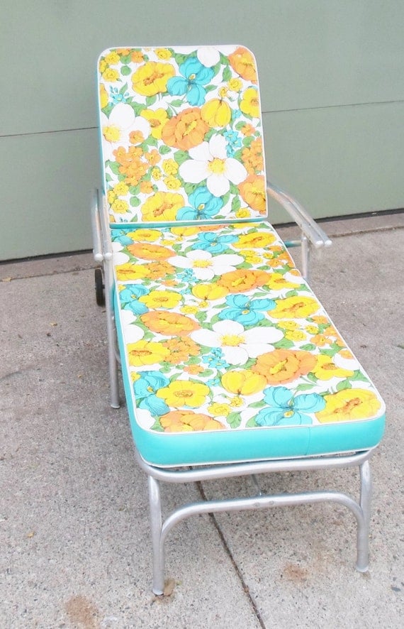 Vintage Mid Century Chaise Lounge Chair For by alsredesignvintage