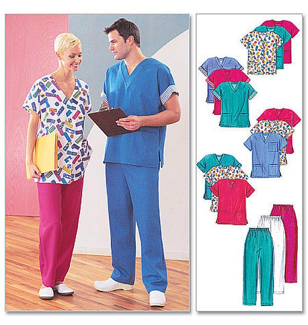 Nursing uniform vest with pockets pattern free shipping