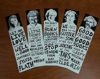 Author Bookmarks (Set of 5)