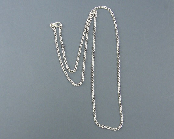 30 Inch Silver Chain Necklace Bright by BeautifulByCharlene