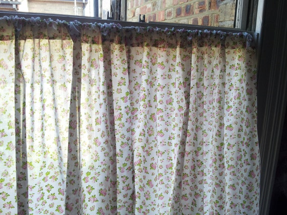 Tende da finestra tende shabby chic breve di clarashandmade Tende schabby