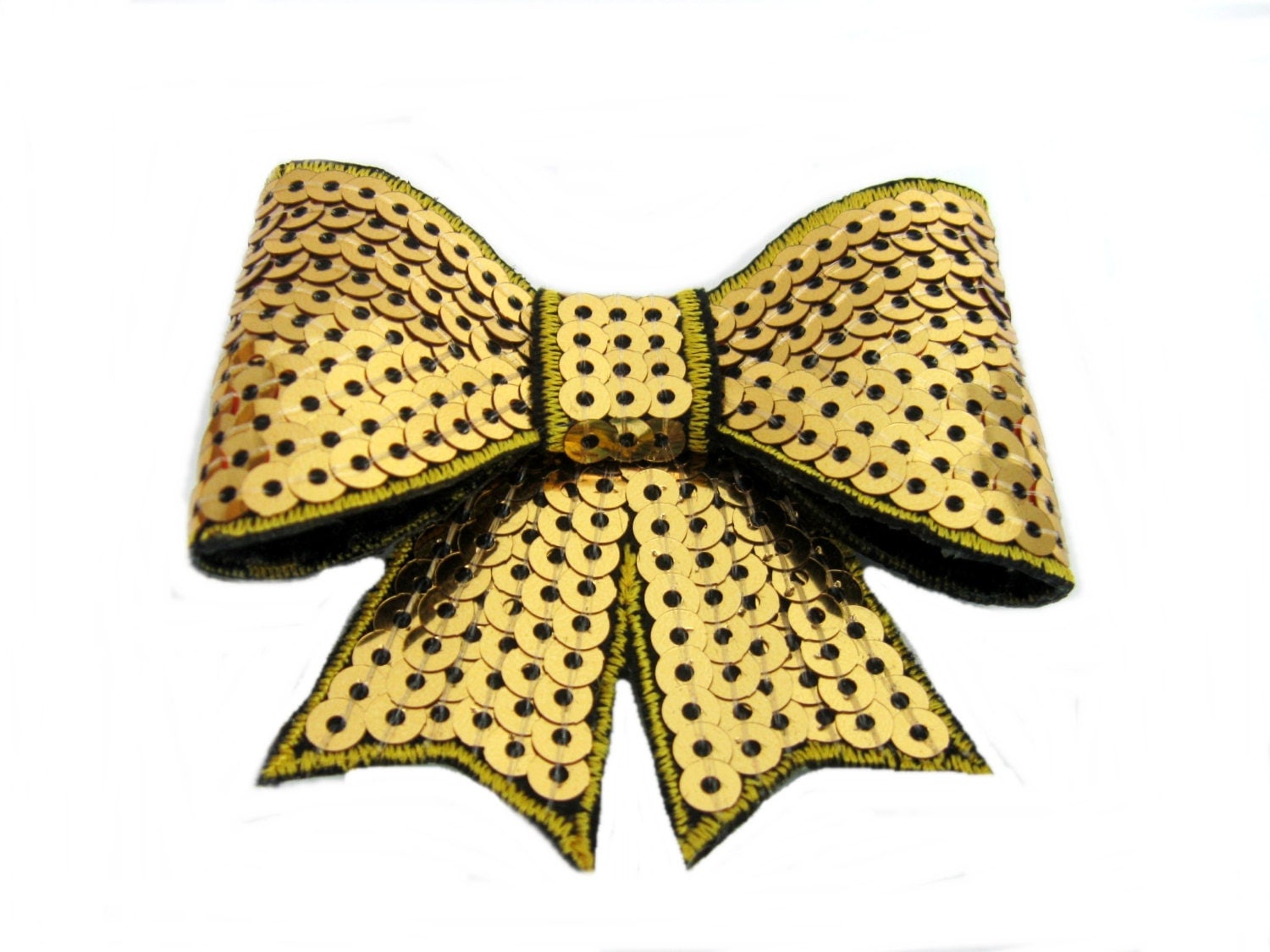 Gold Sequin Hair Bow Gold Hair Bow Glitter Hair Bow Sparkle