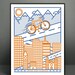 Never Stop Climbing - Artcrank Denver 2013 Screen Printed Bike Poster