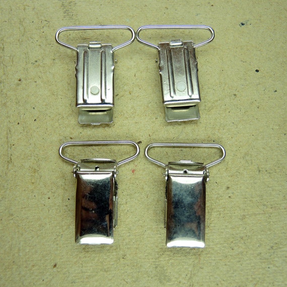Vintage Metal Clips for Suspenders f186