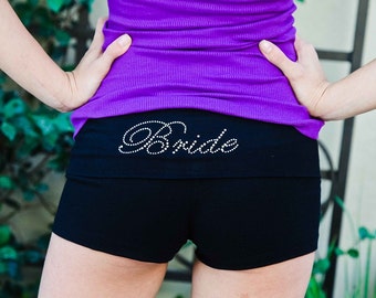 Items similar to Personalized Soffe Shorts for Bridesmaids - Monogram