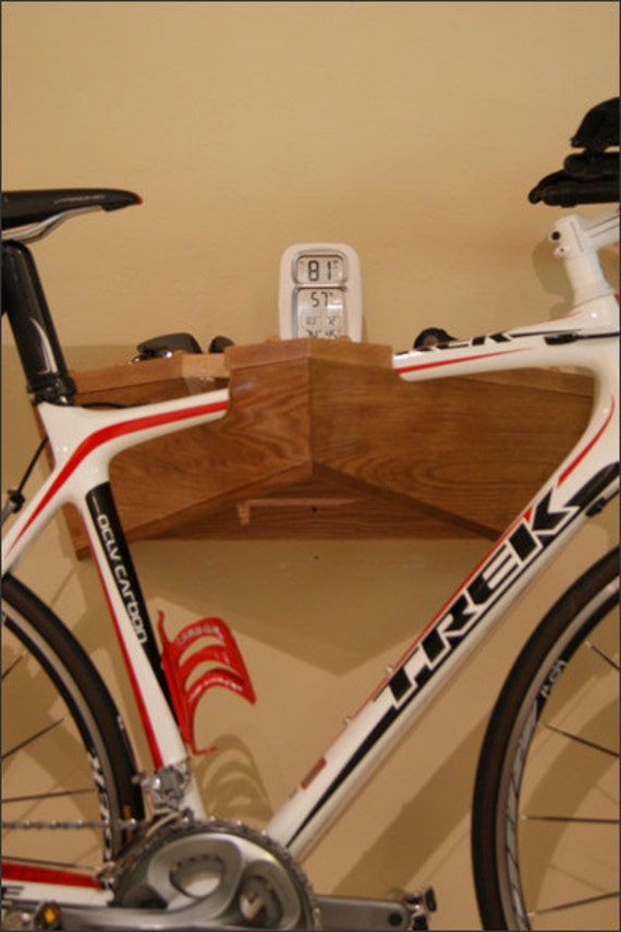 wood bike storage