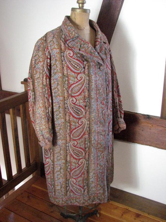 mens paisley bathrobe
