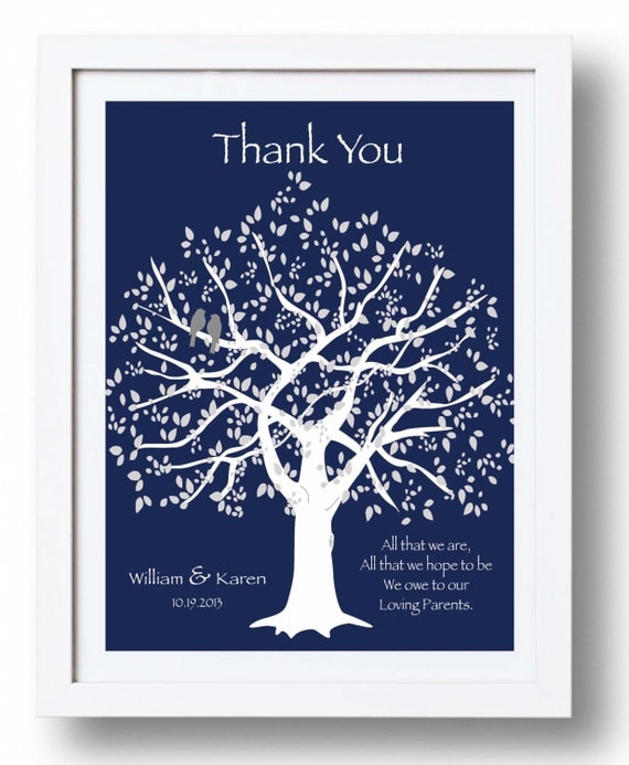 Wedding Gift for Parents from Bride and Groom- Thank you gift for ...
