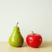 Apple And Pear Sculptures Ceramic Fruit Sculptures Of By ArktosArt