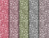60% OFF SALE Glitter Scrapbook Paper Valentine's Day Rose Digital Paper Pink Textures Digital Valentines Il_170x135