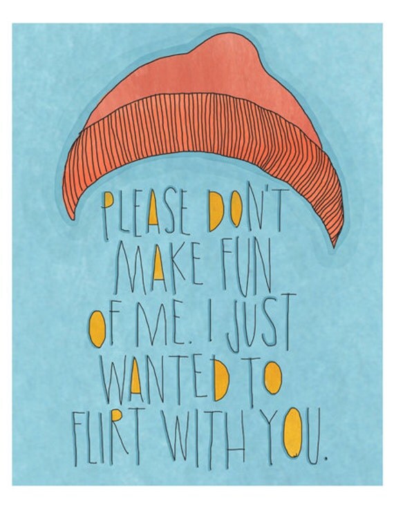 Items similar to Life Aquatic Quote Print on Etsy