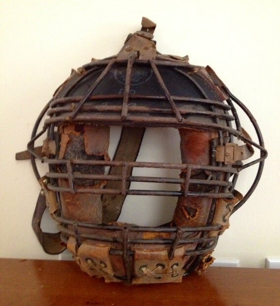 Vintage Early 1900's Baseball Catchers Umpire Leather and