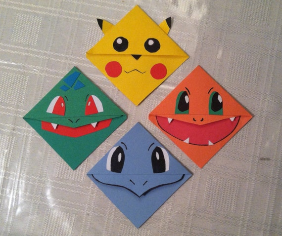 Items similar to Pokemon Corner Bookmarks. (laminated) on Etsy