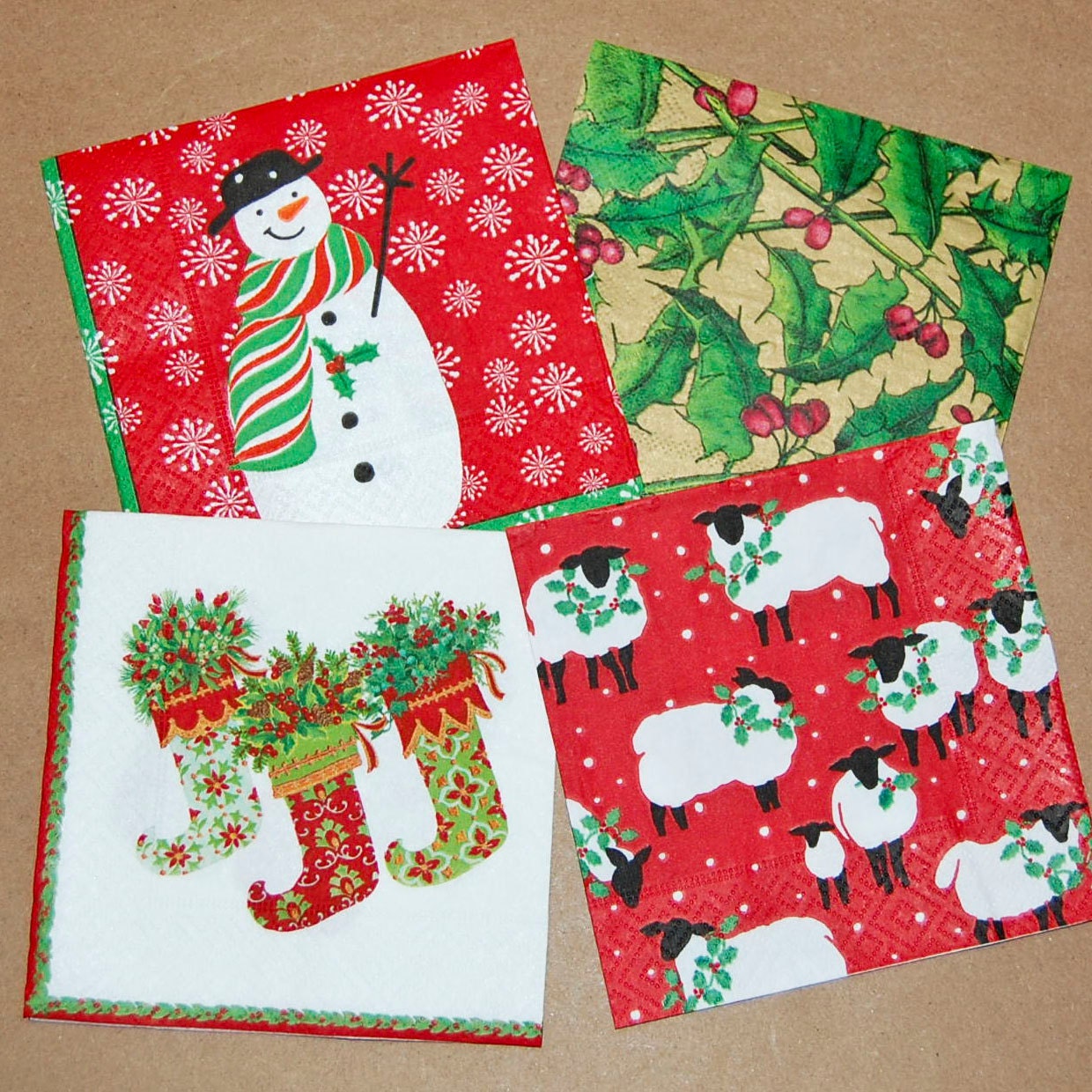 Christmas Napkins Paper 