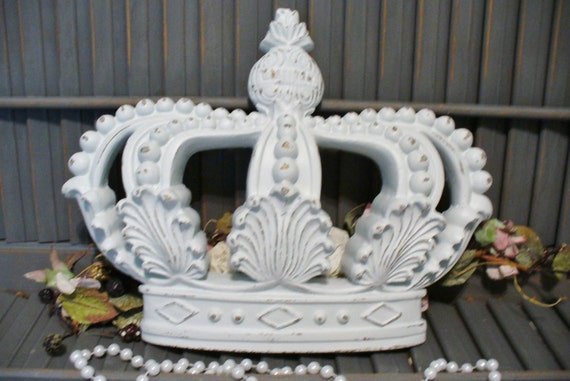 Princess Crown Wall Decor Hanging Victorian Shabby Chic Cottage Style