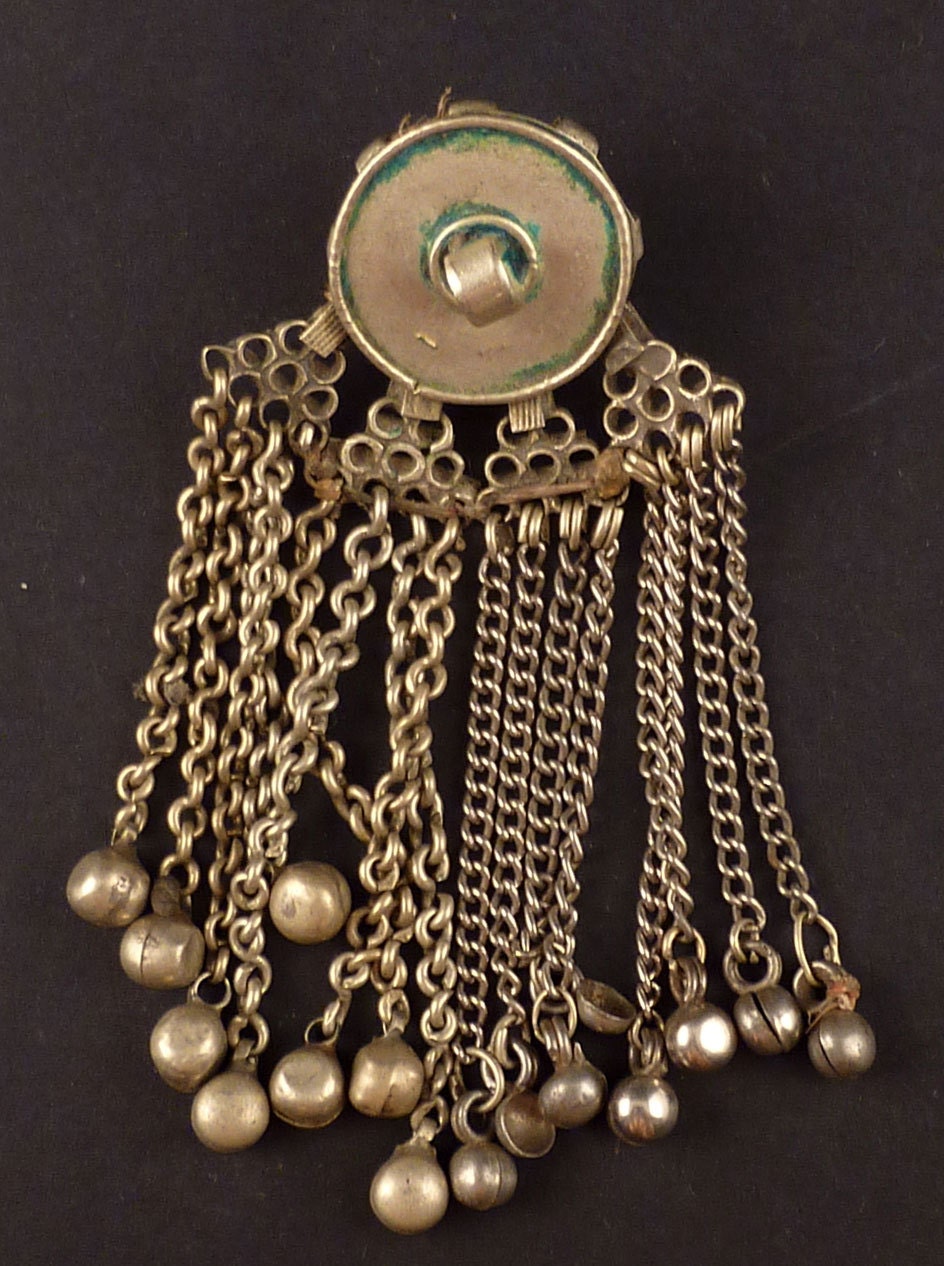 Ethnic vintage button from Rajasthan indian jewelry banjara