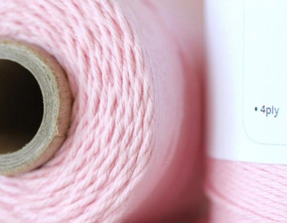 Bakers Twine - SOLID BLOSSOM - 4 Ply Twine - 240 Yard Spool - The Twinery - Craft Supplies Il_570xn
