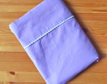 Purple Vintage Twin Sheet, Girls Purple Bedding