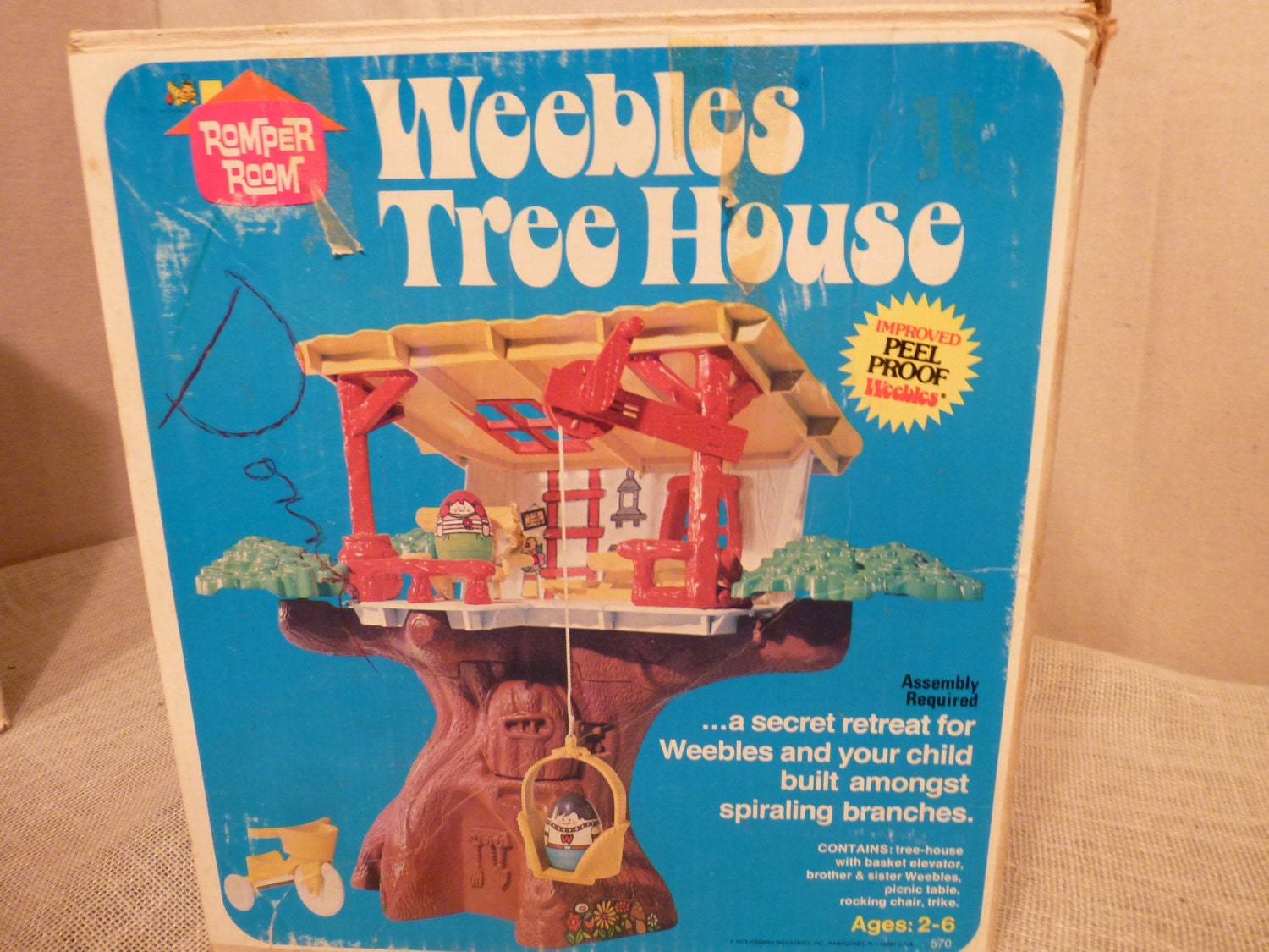 Weebles Vintage Tree House