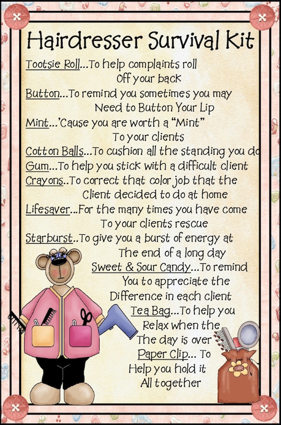 Hairdresser Survival Kit