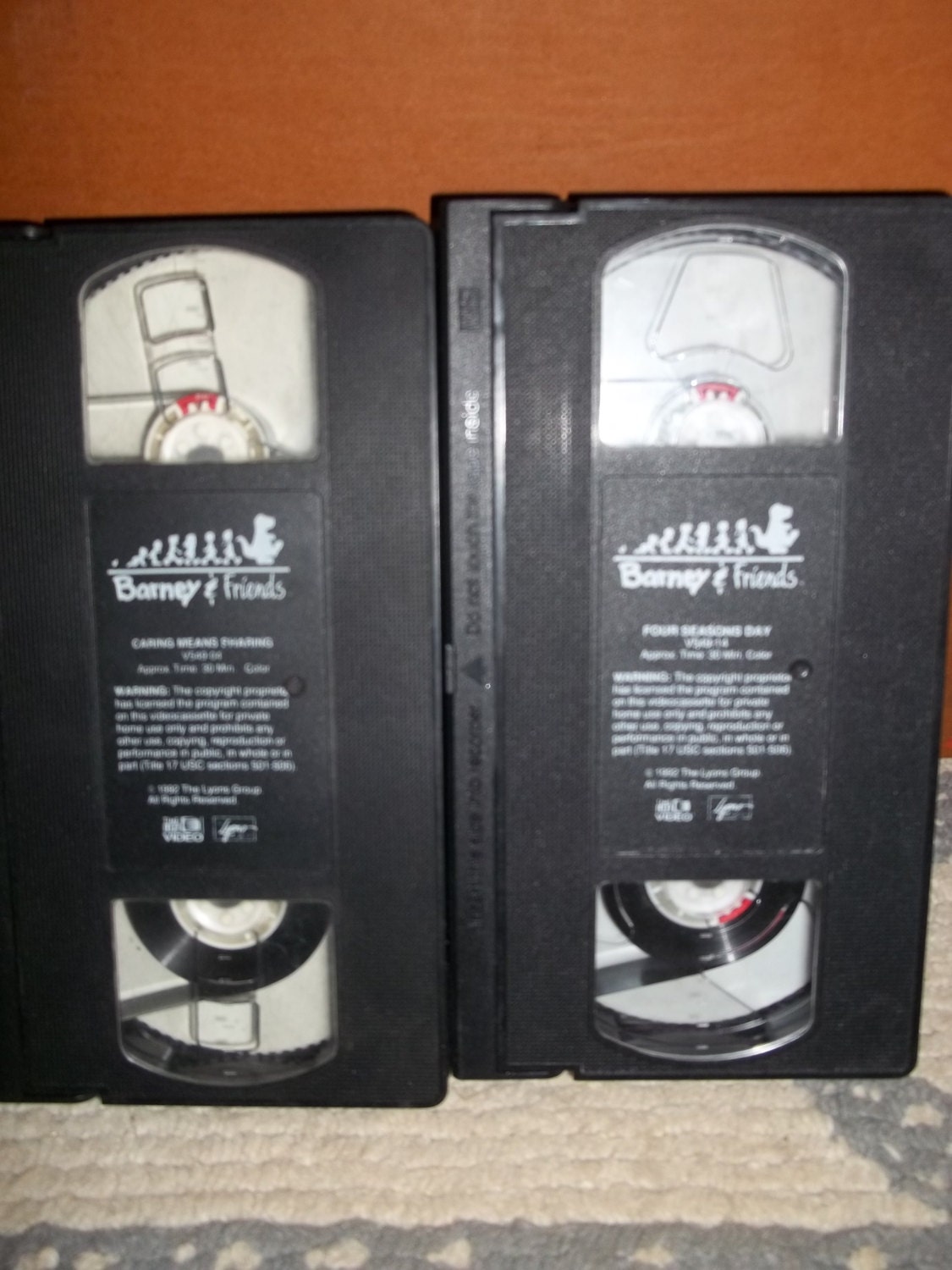 Lot of 11 Rare BARNEY & and Friends VHS Tapes Educational Time