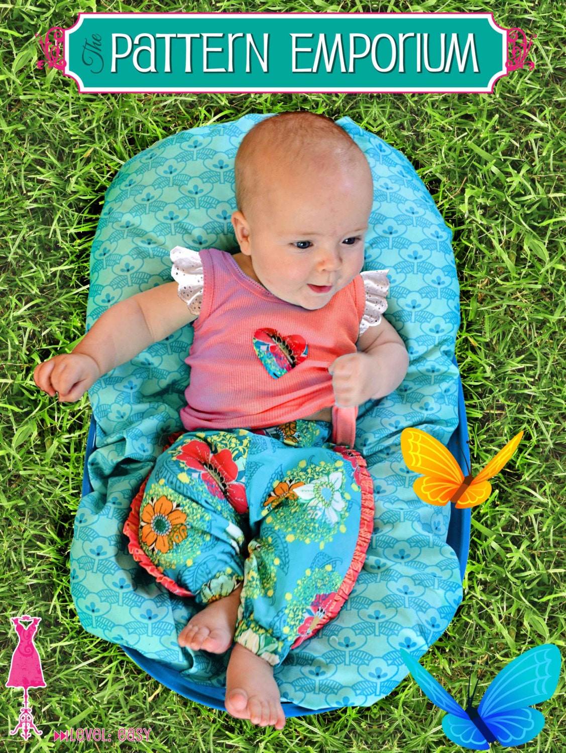 PATTERN Baby & Toddler Harem Pants PDF Pattern Sewing