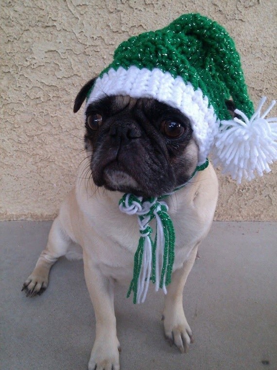 Christmas Elf HatHats for dogsPugsChristmas Hats for