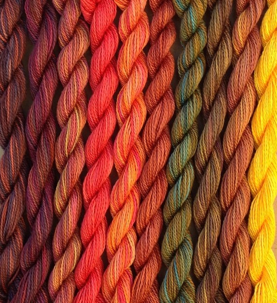 FINE COTTON Hand Dyed Embroidery Thread Cotton Thread