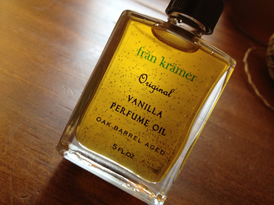 Organic Vanilla Perfume Oil / Barrel Aged Vanilla / Bourbon