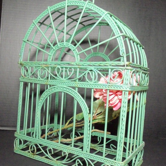 Birdcage Metal Wire Decorative for Garden Patio or Sunroom