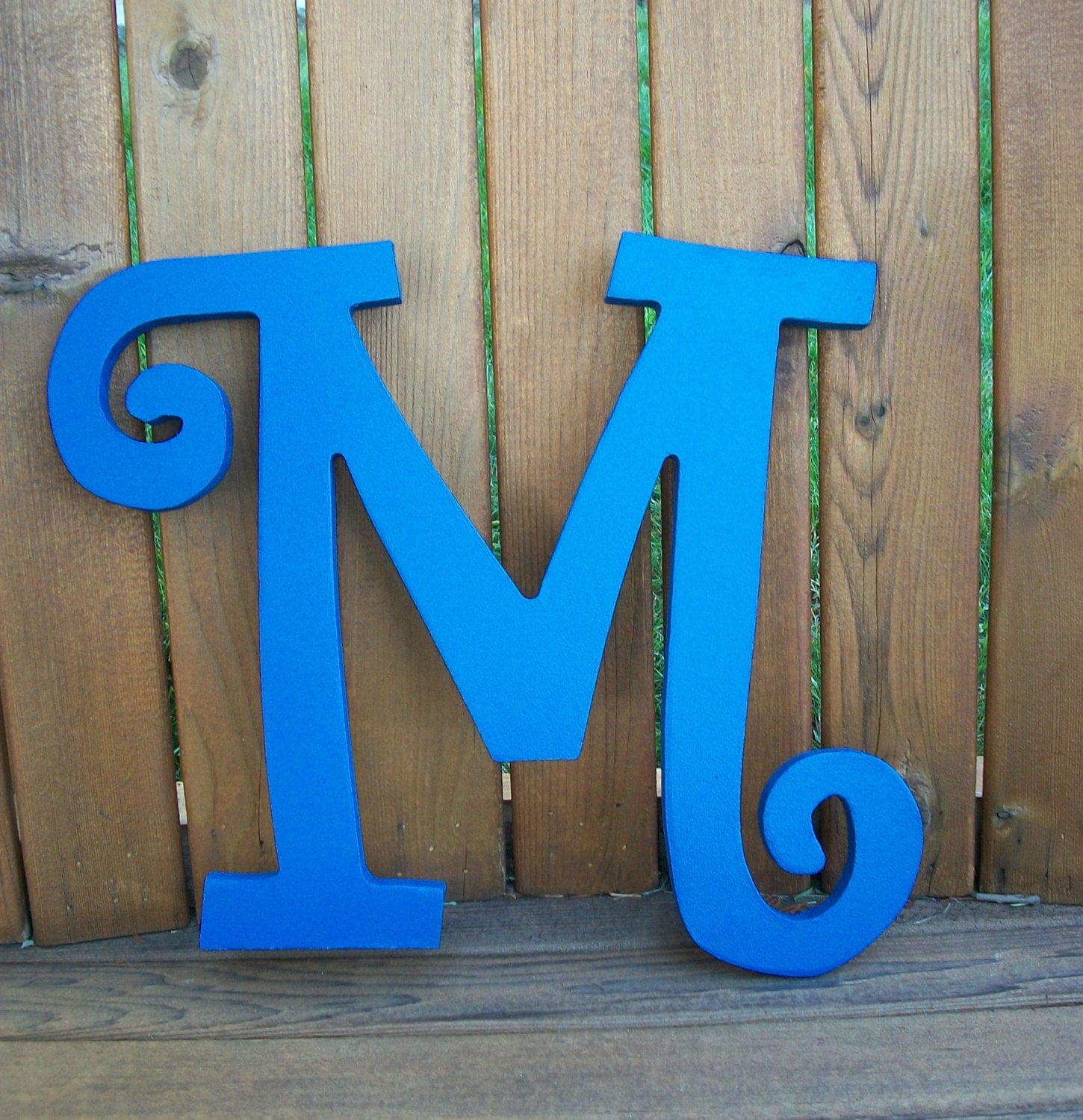 Handpainted Wooden Wall Letters Wooden Wall Initials
