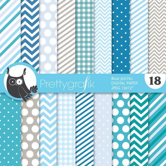 chevron mix patterns digital paper, commercial use, scrapbook papers, background - PS629 Il_570xn