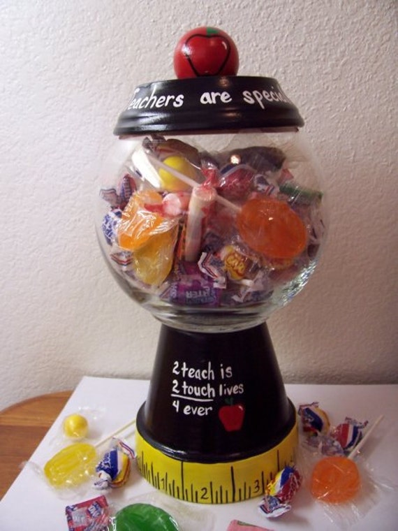Teacher Appreciation Themed Candy Jar