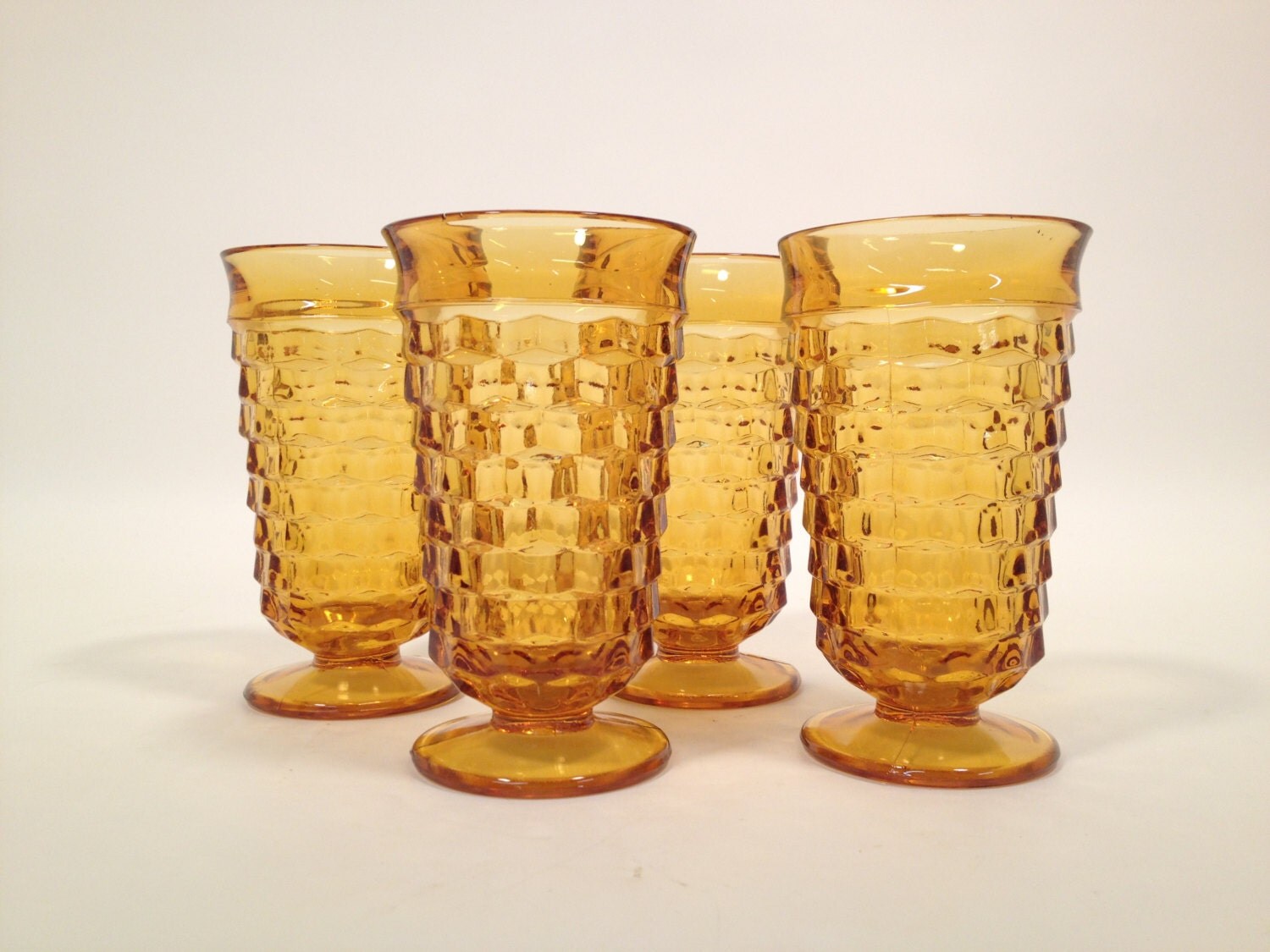 amber glassware set