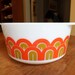 3 Quart Pyrex Casserole Dish in the 'Designs' Pattern - Otherwise knows as Arches, Fishscale, Art Deco, Design Deco