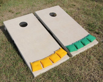 Unfinished Cornhole Board Set - Slimline Series
