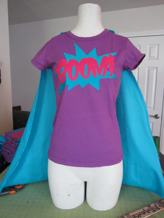 Items similar to Adult Woman: superhero t-shirt, race or corporate