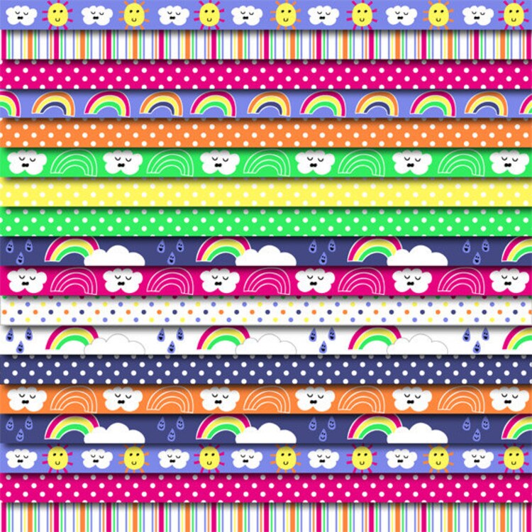 SALE Kawaii Digital Scrapbook Paper Kawaii by DreamingOnAStar