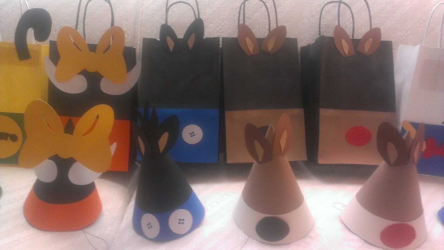 Mickey Mouse Clubhouse Party Hats & Bags The by MagicalBoutique