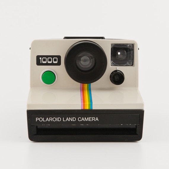 Polaroid Land Camera 1000 OneStep White Rainbow by ShutterLightOC