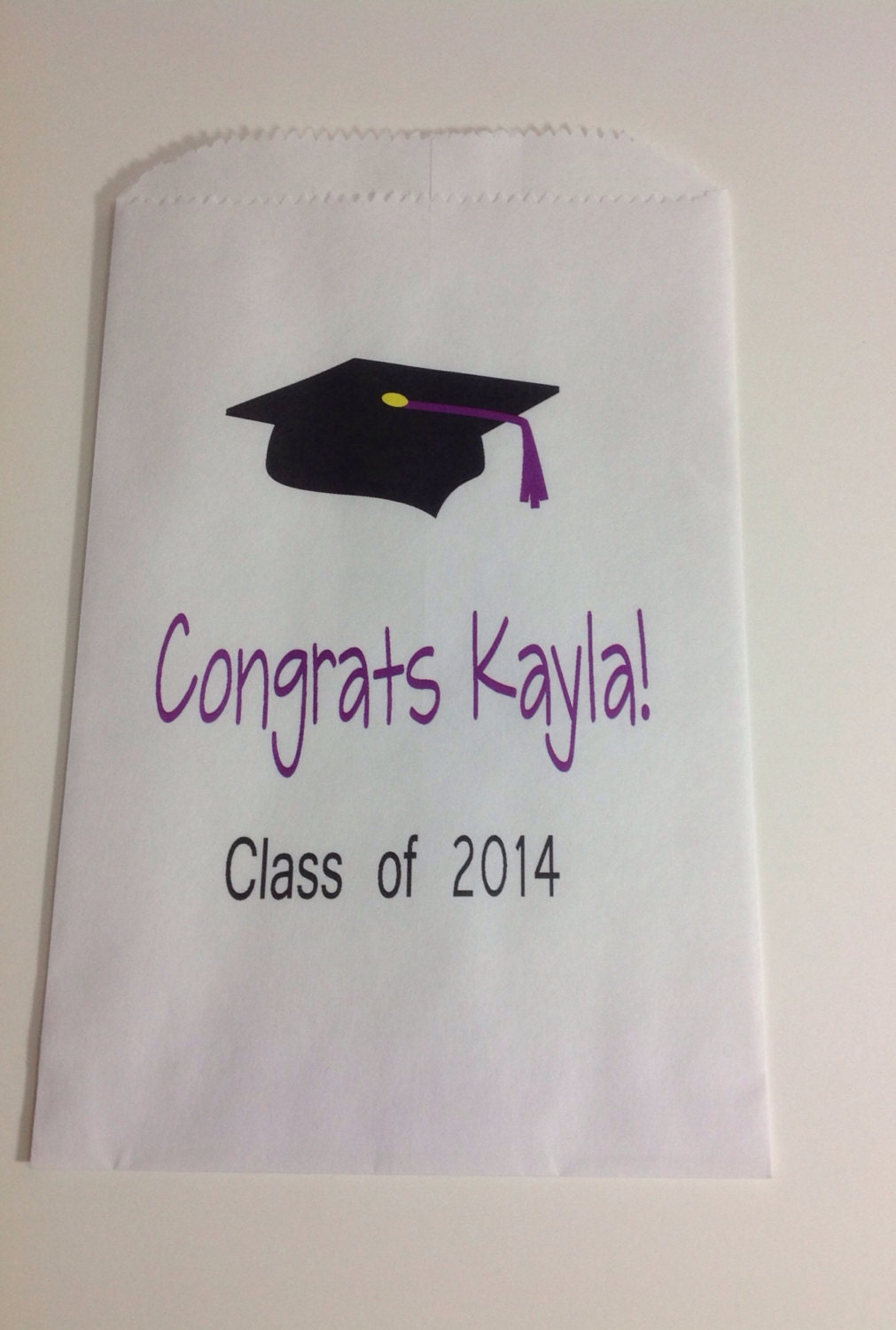 Personalized Graduation Candy Buffet Bags