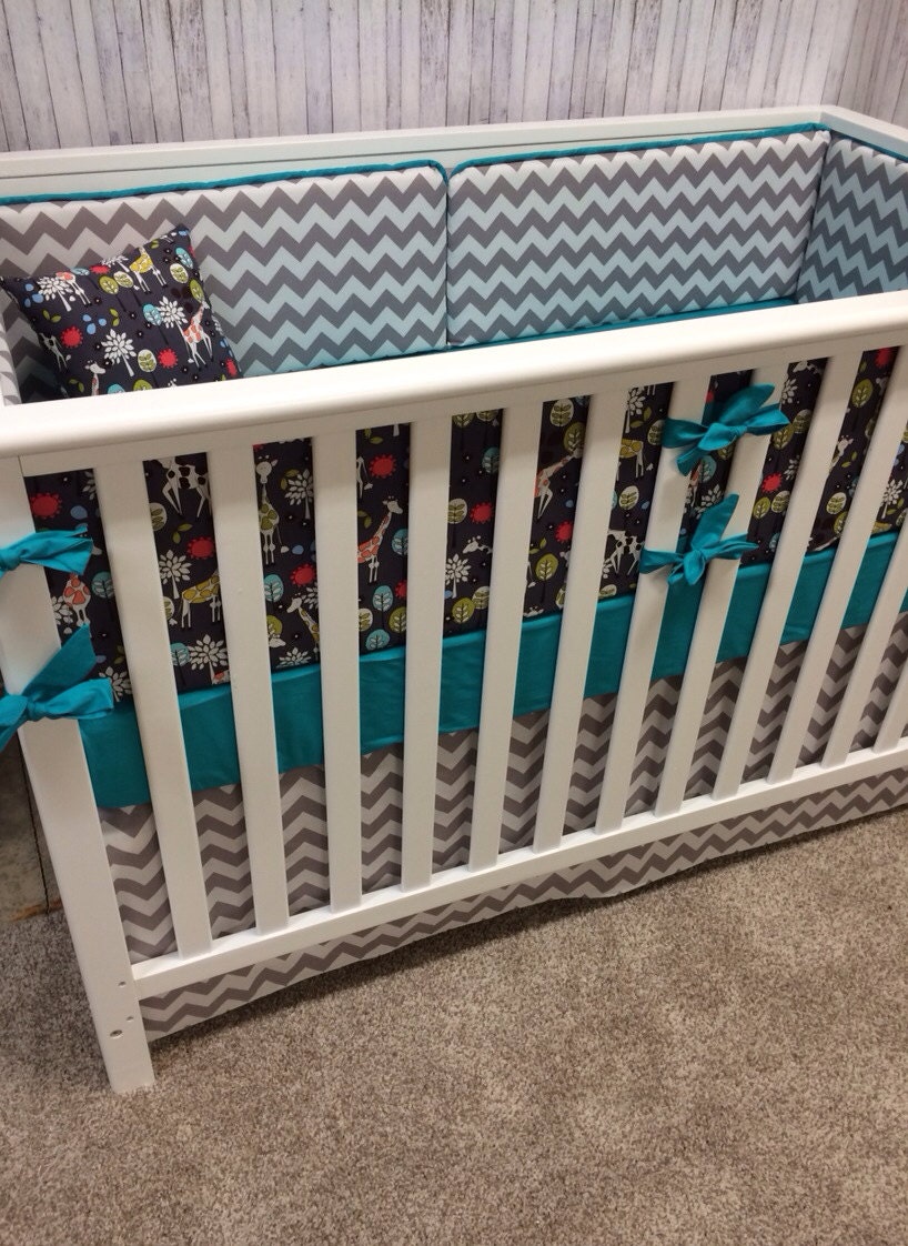 Nursery Bedding Crib Bedding set by BeautifulBebeDesigns on Etsy